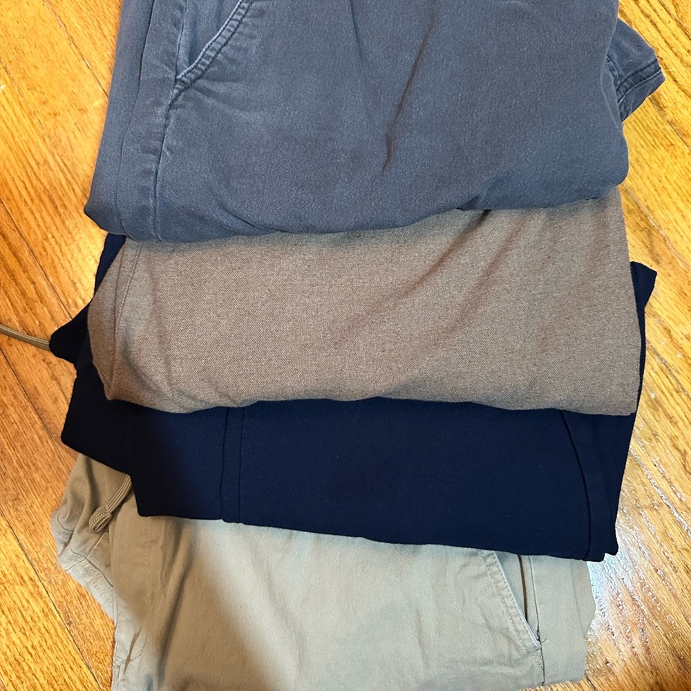 Casual Pants Bundle in Neutral Tones (4 pairs)